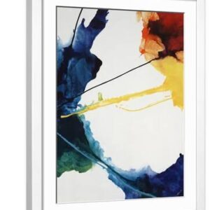 Celestial VIII - White Framed Art Print Wall Art, 18x24
