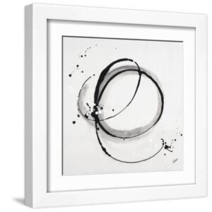 Divine IV - White Framed Art Print Wall Art, 12x12