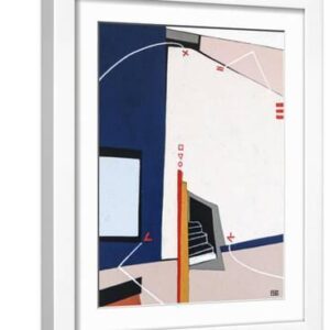 Fore - White Framed Art Print Wall Art, 12x16