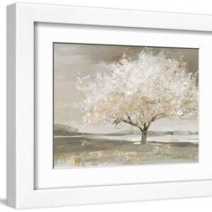 Forest Wonderland - White Framed Art Print Wall Art, 12x9