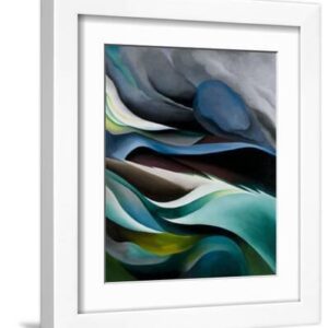 From the Lake No.1, 1924 - White Framed Art Print Wall Art, 11x14