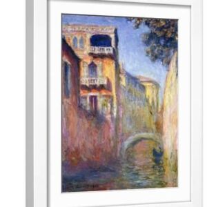 Le Rio de La Salute, 1908 - White Framed Art Print Wall Art, 12x16