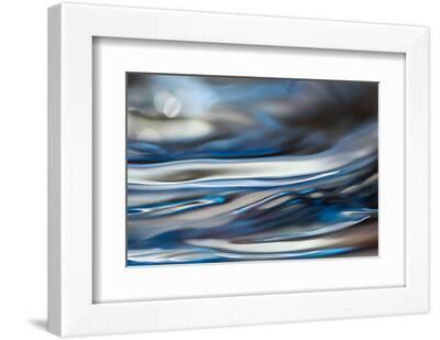 Moon Water - White Framed Art Print Wall Art, 12x8