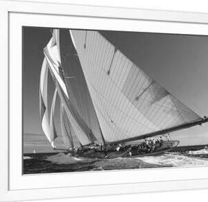 Navigation II - White Framed Art Print Wall Art, 36x24
