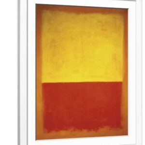No. 12, 1954 - White Framed Art Print Wall Art, 28x37