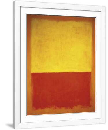 No. 12, 1954 - White Framed Art Print Wall Art, 28x37