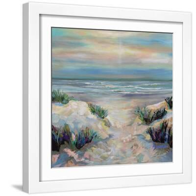 Sanctifying - White Framed Art Print Wall Art, 16x16