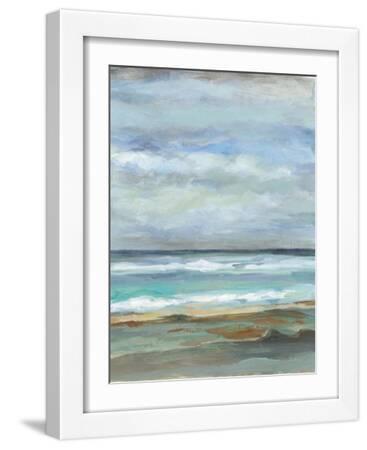 Seashore VIII - White Framed Art Print Wall Art, 12x16
