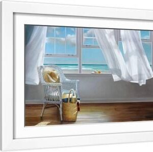 Sense Memory - White Framed Art Print Wall Art, 18x12