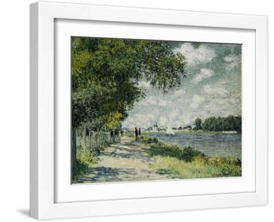 The Seine at Argenteuil, 1875 - White Framed Art Print Wall Art, 16x12