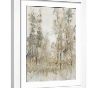 Thicket of Trees II - White Framed Art Print Wall Art, 12x16
