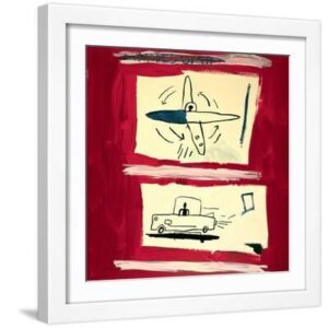 Untitled, 1985 - White Framed Art Print Wall Art, 16x16