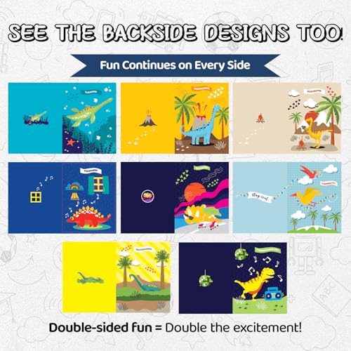 8 School Folders - Cute Pocket Folders with 8 Unique Dinosaur Designs in Front, Back Cover and Inside - Kids Pocket Folders - Homework Folders -... 8 School Folders - Cute Pocket Folders with 8 Unique Dinosaur Designs in Front, Back Cover and Inside - Kids Pocket Folders - Homework Folders -...