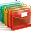ABC life 6 Pack Plastic Expanding File Folder, Folders for Documents with Snap Closure, Colorful File Folder Organizer Holder, Transparent... ABC life 6 Pack Plastic Expanding File Folder, Folders for Documents with Snap Closure, Colorful File Folder Organizer Holder, Transparent...
