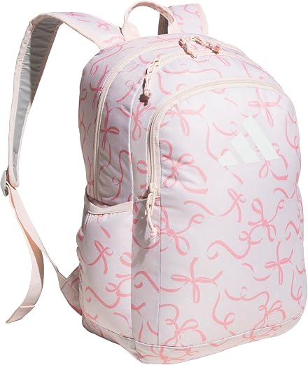 adidas Kids Affiliate Backpack – School Bag for Girls and Boys, 27L, Bow Print Pink Tint/Pink Tint, OSFA adidas Kids Affiliate Backpack – School Bag for Girls and Boys, 27L, Bow Print Pink Tint/Pink Tint, OSFA