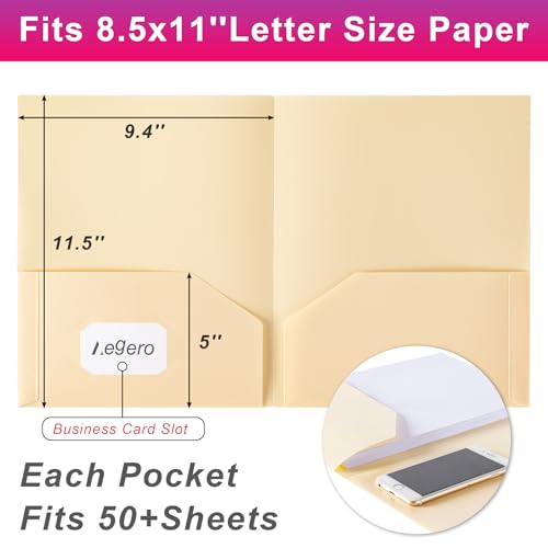 Aegero Plastic Folders with Pockets (7 Pack, Sweet Colors), Durable Heavy Duty File Folders with Business Card Slot, 2-Pocket Folder for Schoolwork... Aegero Plastic Folders with Pockets (7 Pack, Sweet Colors), Durable Heavy Duty File Folders with Business Card Slot, 2-Pocket Folder for Schoolwork...