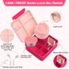 Aimsnk Lunch Box Kids, Bento Lunch Box for Kids with Thermo 8oz Food Jar, Leak Proof Hot Lunch Containers with 4 Compartment, Bento Box for Kid... Aimsnk Lunch Box Kids, Bento Lunch Box for Kids with Thermo 8oz Food Jar, Leak Proof Hot Lunch Containers with 4 Compartment, Bento Box for Kid...
