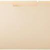 Amazon Basics Sturdy Manila File Folders, 1/3 Tabs in Assorted Positions for Filing and Easy Labeling, Legal Size, 8.5 x 14 inch, 100-Pack Amazon Basics Sturdy Manila File Folders, 1/3 Tabs in Assorted Positions for Filing and Easy Labeling, Legal Size, 8.5 x 14 inch, 100-Pack