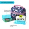 Arctic Zone Kids Lunch Box Combo with Gel Ice Pack and Sandwich Container, 2 Compartment Insulated Bucket for Travel Lunch, Unicorn Princess Arctic Zone Kids Lunch Box Combo with Gel Ice Pack and Sandwich Container, 2 Compartment Insulated Bucket for Travel Lunch, Unicorn Princess