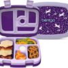 Bentgo Kids Prints Leak-Proof, 5-Compartment Bento-Style Kids Lunch Box - Ideal Portion Sizes for Ages 3-7, Durable, Drop-Proof, Dishwasher Safe, &...