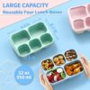 Bento Box Adult Lunch Box - 4 Pack, 5 - Compartment Meal Prep Container for Kids, Reusable Food Storage Snack Containers - Stackable for School,... Bento Box Adult Lunch Box - 4 Pack, 5 - Compartment Meal Prep Container for Kids, Reusable Food Storage Snack Containers - Stackable for School,...