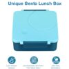 Bento Lunch Box Set for Kids with 8oz Soup Thermo, Leak-Proof Lunch Containers with 4 Compartment, Kids Thermo Hot Food Jar and Insulated Lunch Bag... Bento Lunch Box Set for Kids with 8oz Soup Thermo, Leak-Proof Lunch Containers with 4 Compartment, Kids Thermo Hot Food Jar and Insulated Lunch Bag...