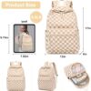 Bluboon School Backpack for Teen Girls Bookbags Elementary High School Corduroy Laptop Bags Women Travel Daypacks
