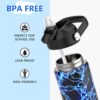 Boys Water Bottle with Straw,18 oz Kids Insulated Cups with Stainless Steel Leak Proof for School,Sport&Travel(Lightning) Boys Water Bottle with Straw,18 oz Kids Insulated Cups with Stainless Steel Leak Proof for School,Sport&Travel(Lightning)
