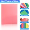 CADONO Plastic Folders with Pockets (8 Pack,Assorted Colors), Durable Heavy Duty File Folders with Business Card Slot, 2-Pocket Folder for...