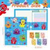Cinrobiye 24 Pack Inspirational 2 Pocket Folders with 32 Name Labels, Decorative Motivational Letter Size Kids Folders File with Pockets for Office...