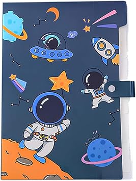 Cute File Folder 5 Pockets - Astronauts Universe Space Rocket Spacecraft Letter A4 Accordion Expanding File Paper Organizer Tabs with Cover (Blue) Cute File Folder 5 Pockets - Astronauts Universe Space Rocket Spacecraft Letter A4 Accordion Expanding File Paper Organizer Tabs with Cover (Blue)