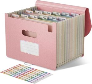 EcoStash Accordion File Organizer, 12-Pocket Wheat Straw Expanding File Folder, Portable Monthly Bill & Tax Receipt Organizer, Letter/A4 Size... EcoStash Accordion File Organizer, 12-Pocket Wheat Straw Expanding File Folder, Portable Monthly Bill & Tax Receipt Organizer, Letter/A4 Size...