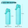 Fijinhom 18oz Insulated Stainless Steel Water Bottle, Wide Mouth Double Wall Vacuum, Silicone Straw, Sweat & Leak Proof, BPA Free Insulated Water...