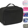 FlowFly Kids Lunch box Insulated Soft Bag Mini Cooler Back to School Thermal Meal Tote Kit for Girls, Boys, Black FlowFly Kids Lunch box Insulated Soft Bag Mini Cooler Back to School Thermal Meal Tote Kit for Girls, Boys, Black