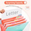 Forvencer Accordion File Organizer, Letter Size, 5 Pocket Expanding File Folder, Cute File Folder with Labels, Portable File Organizer for School... Forvencer Accordion File Organizer, Letter Size, 5 Pocket Expanding File Folder, Cute File Folder with Labels, Portable File Organizer for School...