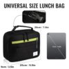 Genteen Lunch Box Kids, Insulated Lunch Bag Kids Boys Girls Back to School, Soft Lunch Box for Men Reusable Lunchbox for Office,Outdoor,School (Black) Genteen Lunch Box Kids, Insulated Lunch Bag Kids Boys Girls Back to School, Soft Lunch Box for Men Reusable Lunchbox for Office,Outdoor,School (Black)