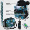Get Trend Minecraft Kids Backpack Set for Boys with Insulated Lunch Bag, Water Bottle, Lanyard, & Charm, 5 Pc Book Bag with Padded Straps for...