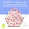 Itzy Ritzy Toddler Backpack - Daycare Bag - Features Adjustable Shoulder Straps, 2 Side Pockets & Spacious Interior with Wipeable Fabric Lining &... Itzy Ritzy Toddler Backpack - Daycare Bag - Features Adjustable Shoulder Straps, 2 Side Pockets & Spacious Interior with Wipeable Fabric Lining &...