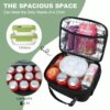 Kids Lunch Box for Boys Girls Lunch Bag Insulated Durable Lunchbox Children Lunch Tote Bag for School Black