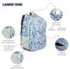 Lands' End Unisex Kids Large ClassMate Lightweight Durable Elementary School Backpack, Peacock Lands' End Unisex Kids Large ClassMate Lightweight Durable Elementary School Backpack, Peacock