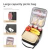 Lovoeo Lunch box Lunch bag for men women Insulated Lunchbox Lunch bags for Work Picnic Travel (Black) Lovoeo Lunch box Lunch bag for men women Insulated Lunchbox Lunch bags for Work Picnic Travel (Black)