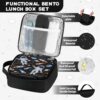 MAISON HUIS Bento Lunch Box with 8oz Soup Thermo, 5-Compartment Leak-Proof Container, Thermo Hot Food Jar and Insulated Lunch Bag, BPA Free,Travel,...