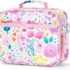 mibasies Kids Lunch Box for Girls, Insulated and Reusable Lunch Bag for School Preschool Kindergarten, Flower Pink mibasies Kids Lunch Box for Girls, Insulated and Reusable Lunch Bag for School Preschool Kindergarten, Flower Pink