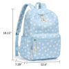 mibasies School Backpack for Girls with Laptop Sleeve: 18IN Large Capacity Corduroy Bookbag for Primary Middle School/College, Travel Daypack for...