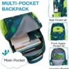 mommore Kids Backpack for Boys Girls 4-8 Kindergarten Elementary School Backpack with Lunch Box - 15” H Fit Folder