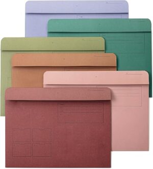 Mr. Pen- Paper Pocket File Folder, 6 Pack, Assorted Colors, Letter Size | File Jacket Flat Folder, For School, Office, Buisness Home Mr. Pen- Paper Pocket File Folder, 6 Pack, Assorted Colors, Letter Size | File Jacket Flat Folder, For School, Office, Buisness Home