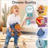 Naturally KIDS Toddler Backpack w Dinosaur Toys for Kids 2-4, 2 Year Old Boy Birthday Gift, 3 Year Old Boy Gift Girl, Toddler Dinosaur Toy