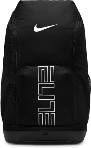Nike, Unisex, Varsity Elite Backpack (32L), Black/Black/Metallic Silver, One Size Nike, Unisex, Varsity Elite Backpack (32L), Black/Black/Metallic Silver, One Size