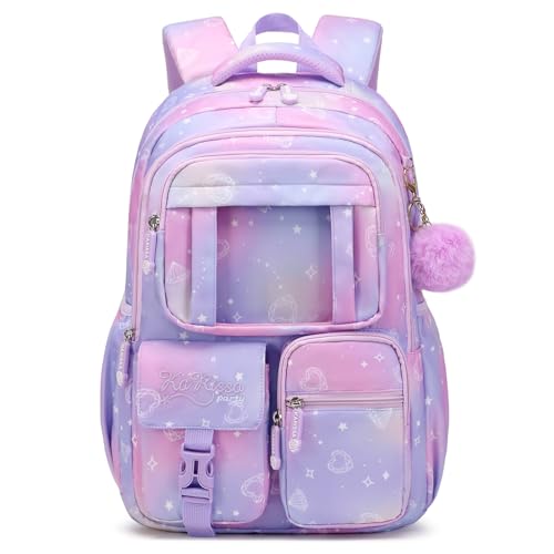 PIG PIG GIRL Kids Backpack for Girls - School Bags for Middle School Students - Book Bag for Elementary Primary - Kawaii Ita Backpack - Purple PIG PIG GIRL Kids Backpack for Girls - School Bags for Middle School Students - Book Bag for Elementary Primary - Kawaii Ita Backpack - Purple