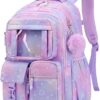 PIG PIG GIRL Kids Backpack for Girls - School Bags for Middle School Students - Book Bag for Elementary Primary - Kawaii Ita Backpack - Purple PIG PIG GIRL Kids Backpack for Girls - School Bags for Middle School Students - Book Bag for Elementary Primary - Kawaii Ita Backpack - Purple